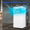 MEDION® LIFE® P702 Klimaanlage (MD 37737), Kühlen, Entfeuchten und Ventilieren, Kühlleistung 7.000 BTU, Kühlmittel R290, max. 25m², Luftdurchsatz 300m³/h, App- und Sprachsteuerung, Inkl. Fenster-Kit