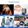 MEDION® LIFE Camping Ventilator E10 TF, 20 W Leistung, 5 Geschwindigkeitsstufen, 110° Oszillation, 10.000 mAh Akku, als Powerbank nutzbar, LED