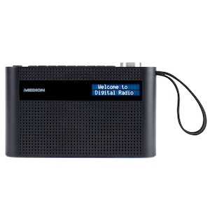 MEDION® DAB+ P66007 Radio portable | Bluetooth 5.0 | 3 Watt RMS | Prise jack | Design compact