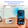 MEDION® LIFE® S66822 Tragbares DAB+ Radio, Farb-TFT Display 3,73 cm (1,47''), DAB+/UKW-Radio (je 40 Senderspeicher), Bluetooth® 5.3, integrierter Akku, extra kompakt, 2 W RMS
