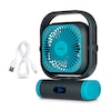 MEDION® LIFE Camping Ventilator E10 TF, 20 W Leistung, 5 Geschwindigkeitsstufen, 110° Oszillation, 10.000 mAh Akku, als Powerbank nutzbar, LED