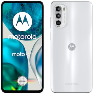 MOTOROLA moto g52 Smartphone, 16,76 cm (6,6) FHD+ Display, Betriebssystem Android™ 12, 128 GB interner Speicher, 4 GB RAM, Farbe: Porcelain White