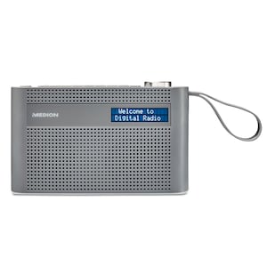 MEDION® DAB+ P66007 Draagbare Radio | Bluetooth 5.0 | 3 Watt RMS | Koptelefoon aansluiting | Compact design