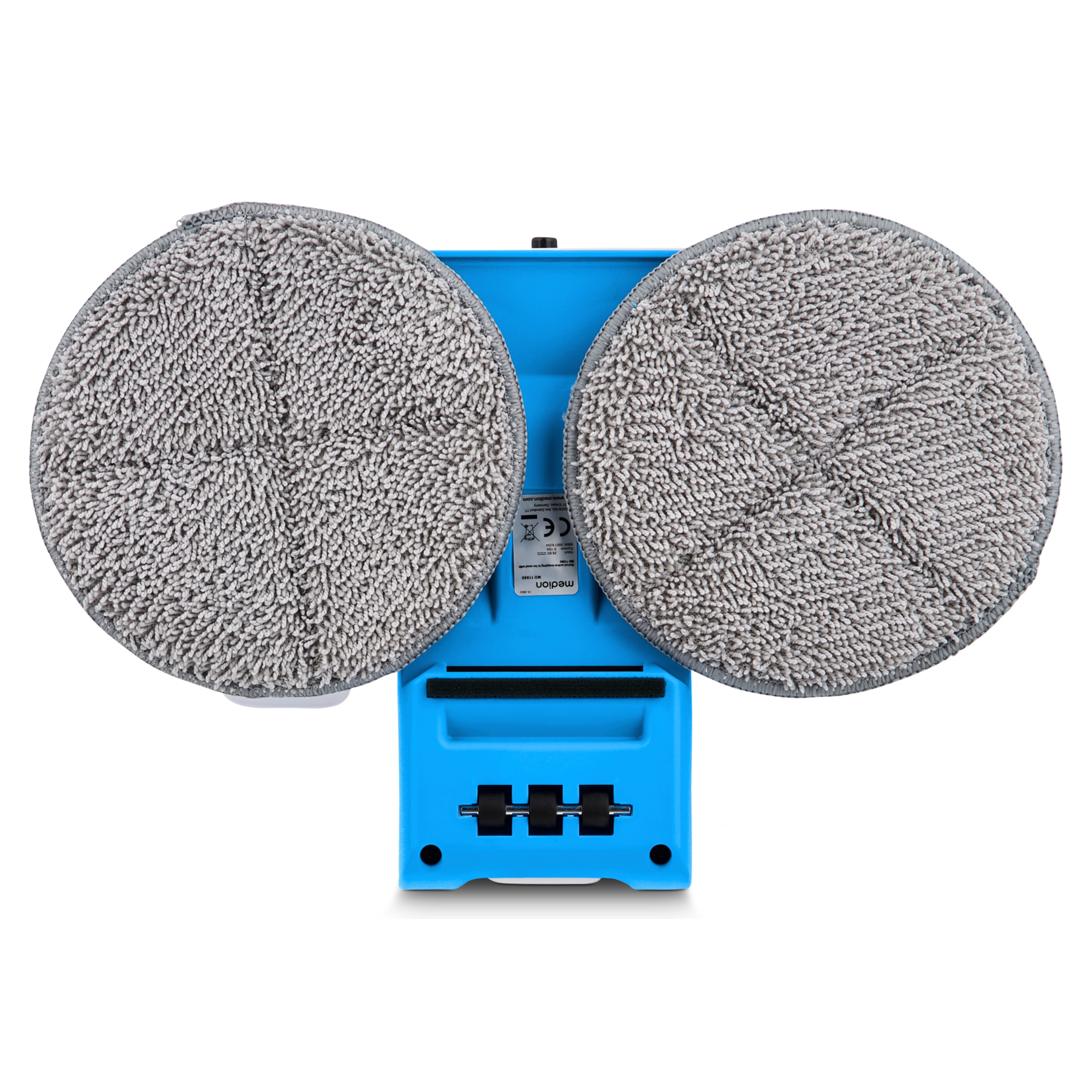 MEDION® P400 W+ Akku-Stielstaubsauger mit elektrischem Wischaufsatz, beutellose Zyklon-Technologie, max. Saugleistung 26 kPa, 700 ml Staubbehälterkapazität, inkl. Austauschakku, integriertes Zubehör und Ladestation