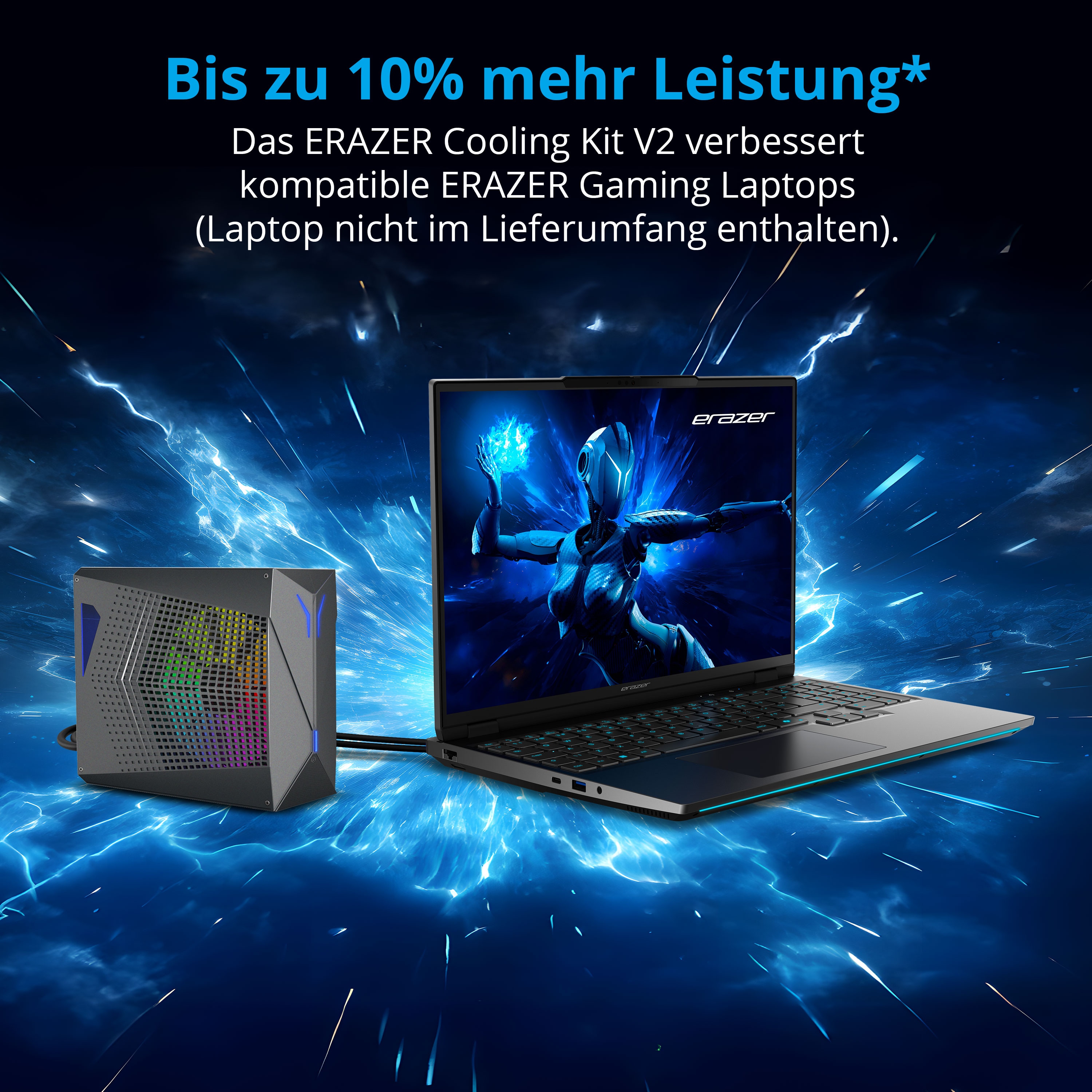 MEDION® ERAZER Cooling Kit V2, externe Wasserkühlung für ausgewählte Gaming Laptops**