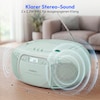 MEDION® LIFE E66476 Tragbare CD-Boombox, CD-Player, Kassettendeck, FM-Radio, USB-MP3-Wiedergabe, 30 Senderspeicher, Batteriebetrieb