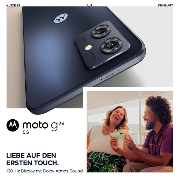 MOTOROLA moto g54 5G, 128 GB, Midnight Blue