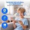 MEDION® LIFE HE-1 Kids Bluetooth Kinderkopfhörer, 3-stufiger Gehörschutz, bis zu 85 Std. Akkulaufzeit, MP3-Player, Bluetooth 5.4, AUX & microSD, LED-Lichtring, austauschbare Designs