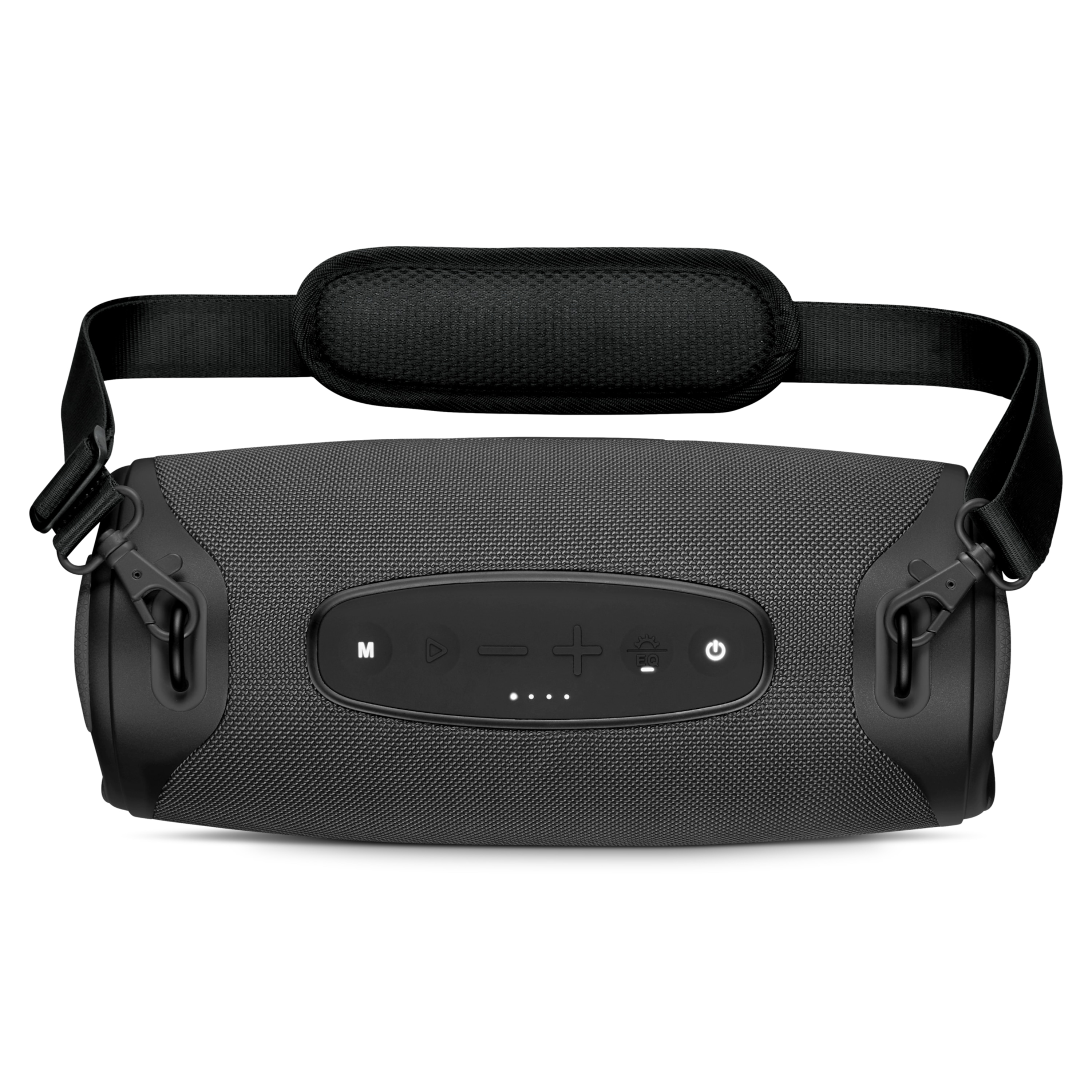 MEDION® LIFE® P61762 Tragbarer Bluetooth® Lautsprecher L, Dual Illuminated & Lightstrip (RGB-Lichteffekte), Bluetooth® 5.3, integrierter Akku mit bis zu 47 Stunden Laufzeit, robustes & mobiles Design, 2 x 25 W RMS