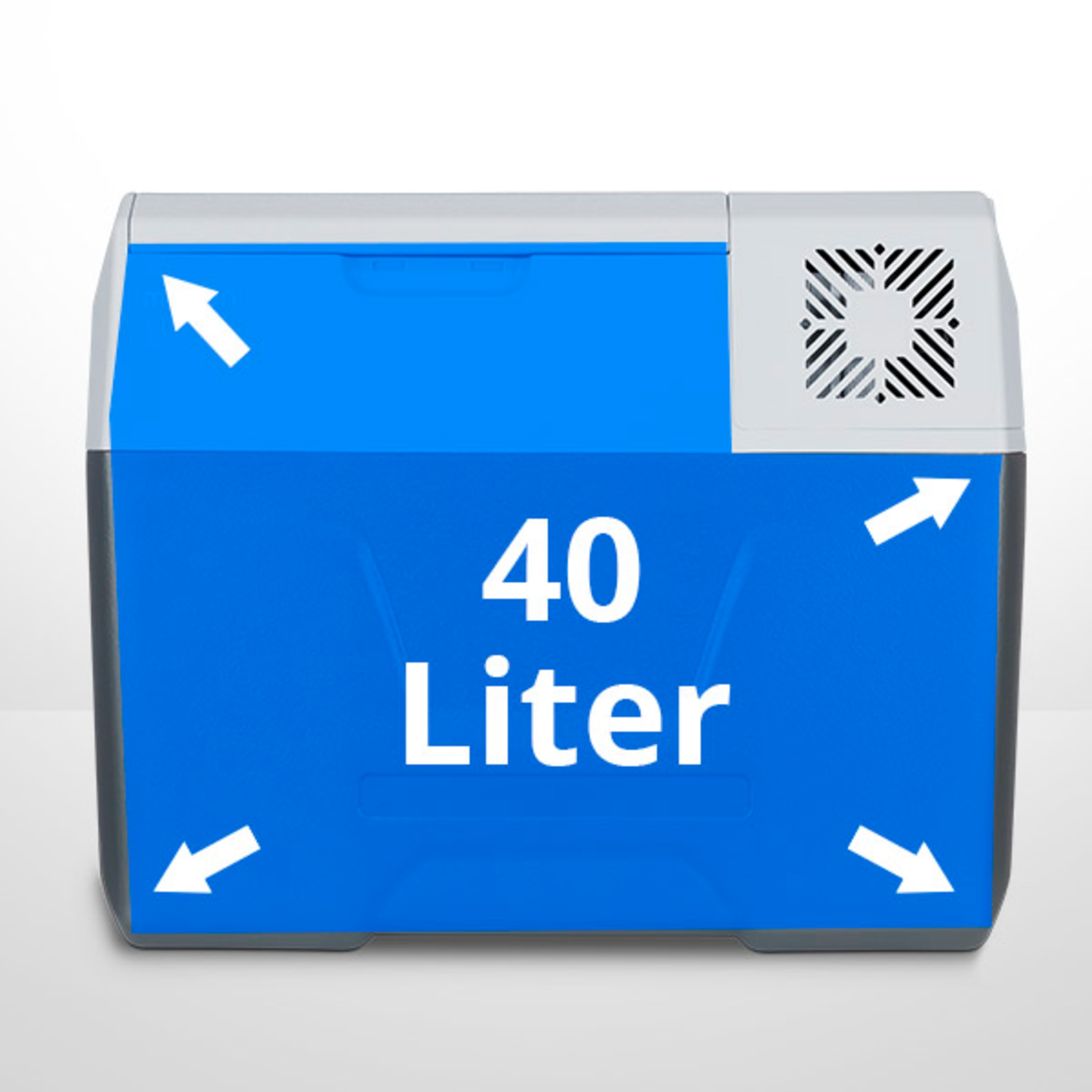 40 Liter – Großzügiger Stauraum