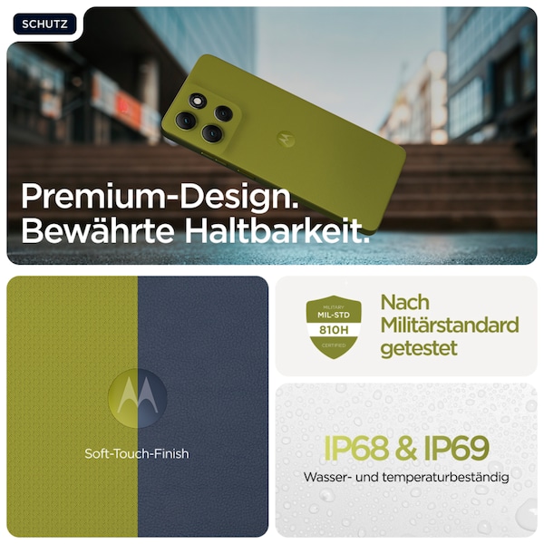 MOTOROLA moto g86 5G, 256 GB, Golden Cypress