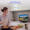 MEDION® LIFE MD 819000 Fernseher, 47 cm (19'') LCD-TV, HD Triple Tuner, integrierter Mediaplayer, Car-Adapter, CI+ Schnittstelle