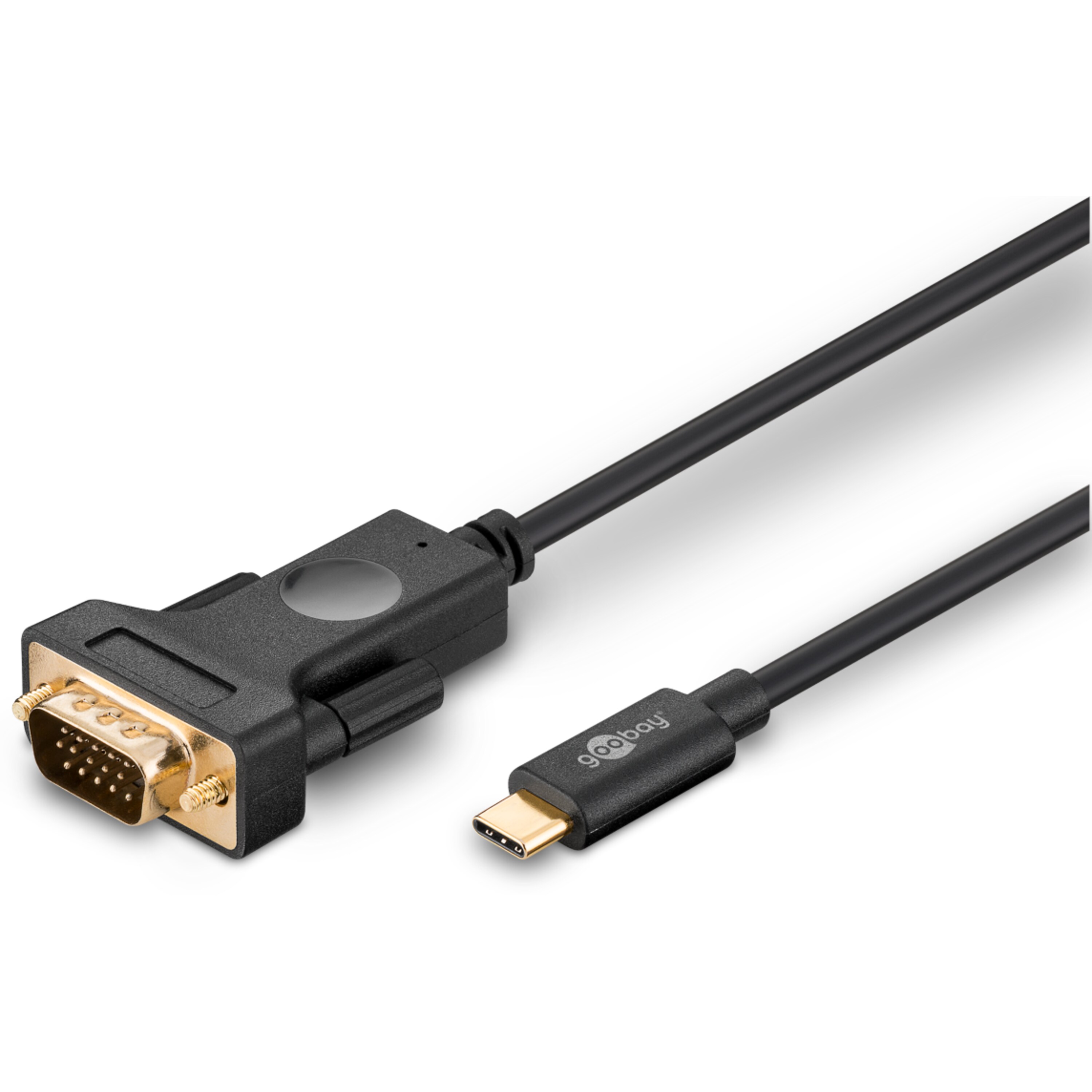 GOOBAY USB 3.1 Type-C™ zu VGA Adapterkabel, VGA-Stecker (15-polig ...