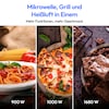 MEDION® LIFE® 3 in 1 Mikrowelle  MD 11493, Kombination aus Mikrowelle, Grill und Heißluft, 23 L, 10 Automatikprogramme, 900 W, Digitaler Timer