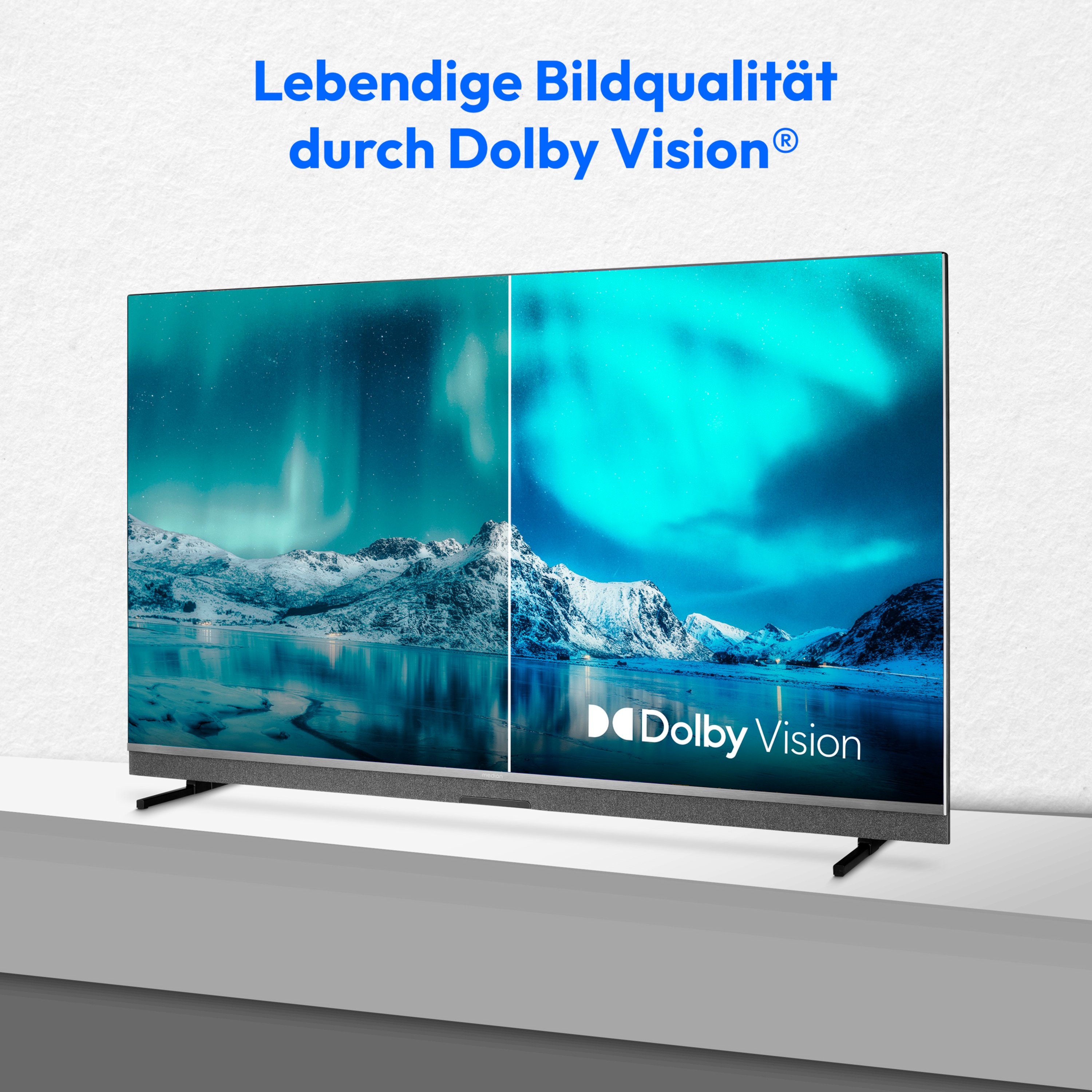 MEDION® LIFE X8652507 (MD 865900) MiniLED TiVo Smart-TV, 163,9 cm (65'') Ultra HD Display, HDR, Dolby Vision®, MEMC, Micro Dimming, PVR ready, TiVo Medienportal, NETFLIX, Amazon Prime Video, Disney+ App, Bluetooth®