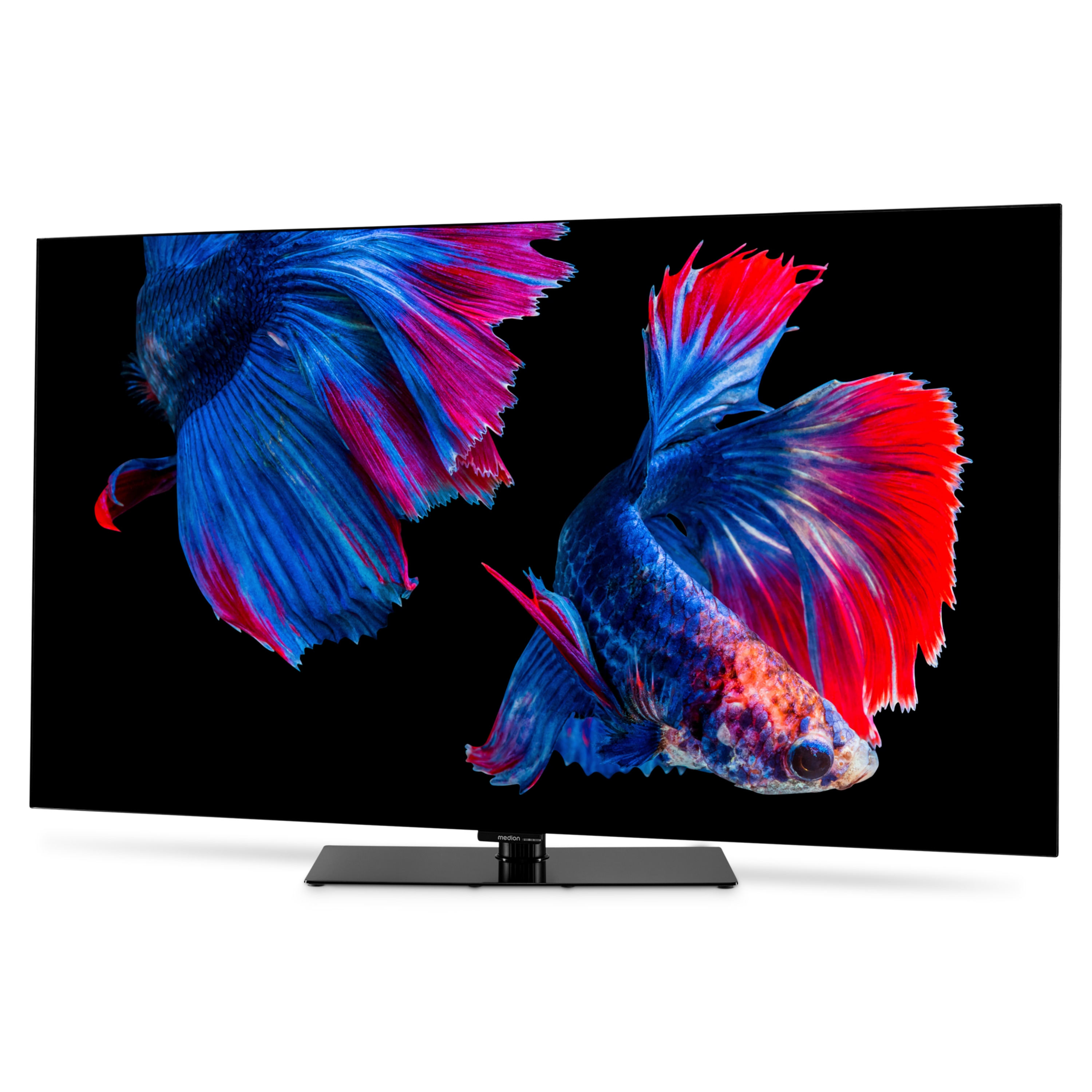 MEDION® LIFE X8552508 (MD 855901) OLED TiVo Smart-TV, 138,8 cm (55'') Ultra HD Display, HDR, Dolby Vision®, MEMC, Micro Dimming, PVR ready, TiVo Medienportal, NETFLIX, Amazon Prime Video App, Bluetooth®
