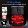 MEDION® LIFE Heißluftfritteuse P30 L (MD13020), 100 Rezepte in der Life+ App¹, 4,7 Liter Fassungsvermögen, 1.500 Watt, 60 min. Timer