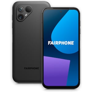 FAIRPHONE 5, 128 GB, Mattes Schwarz