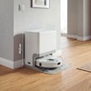MEDION® Saugroboter mit 3-in-1 Absaugstation X55 SW+, Wischfunktion, rotierende und bewegliche Wischmopps, Lasernavigation, Hinderniserkennung durch Kreuzlinienlaser, starke 10.000 Pa Saugkraft, präzise Kartenerstellung