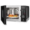 MEDION® LIFE® 3 in 1 Mikrowelle MD12031, 900 Watt Mikrowellenleistung, 1000 Watt Grillleistung, 1680 Watt Heißluftfunktion, Sensor-Touch-Türöffnung, 11 Automatikprogramme, 23 L Kapazität, 5 Leistungsstufen, digitaler 95 min. Timer, Auftaufunktion