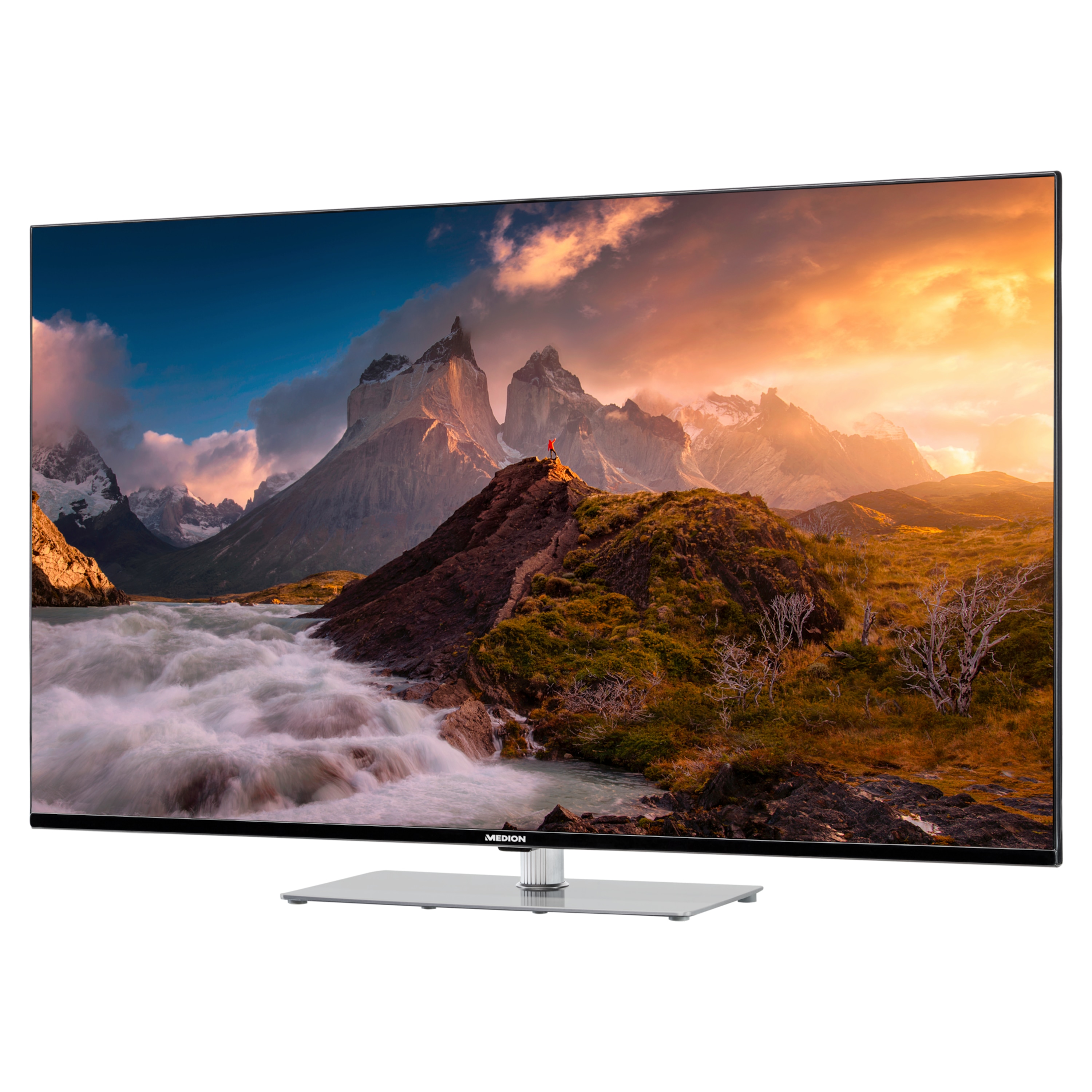 MEDION® LIFE® X15522 138,8 cm (55'') Ultra HD QLED Smart-TV + 2.0 Bluetooth Soundbar P61155 - ARTIKELSET