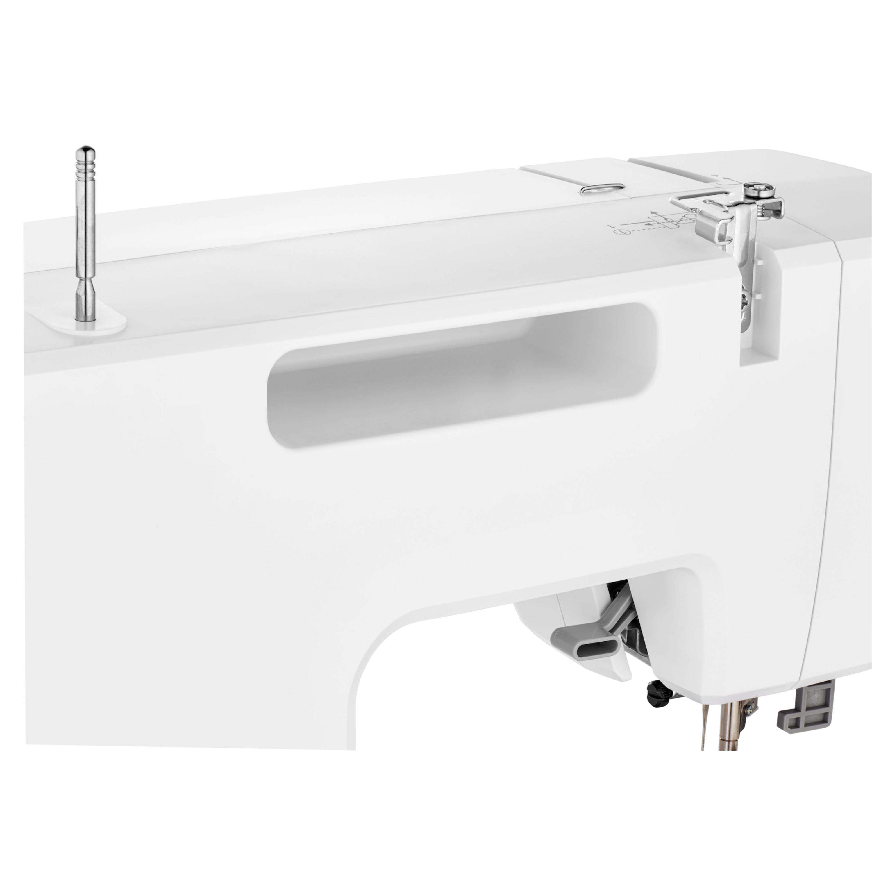 MEDION® LIFE® Digitale Nähmaschine SD36 (MD11881), einstellbare Stichlänge und Stichbreite, 270 Stichmuster, Integriertes Zubehörfach, 36 Watt Motorleistung