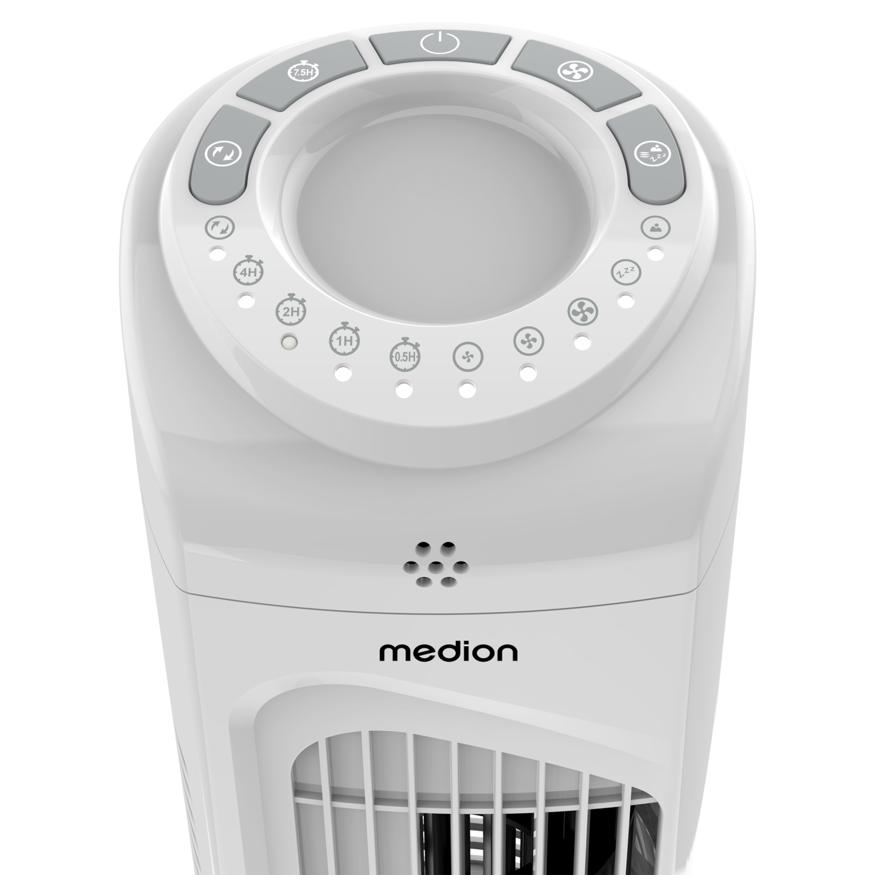 MEDION® LIFE E11 TF Turmventilator (MD 12067), 3 Geschwindigkeitsstufen, 45 Watt Leistung, Timerfunktion, inkl. Fernbedienung
