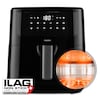 MEDION® LIFE® P10 XL Duo Heißluftfritteuse MD 11750, 100 Rezepte in der Life+ App, mit 2 Heizelementen, 2.150 W Gesamtleistung, ölfreies Frittieren, 9 Automatikprogramme, 6,8 L Nutzinhalt