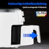 MEDION® LIFE Heißluftfritteuse P30 L (MD13020), 100 Rezepte in der Life+ App¹, 4,7 Liter Fassungsvermögen, 1.500 Watt, 60 min. Timer