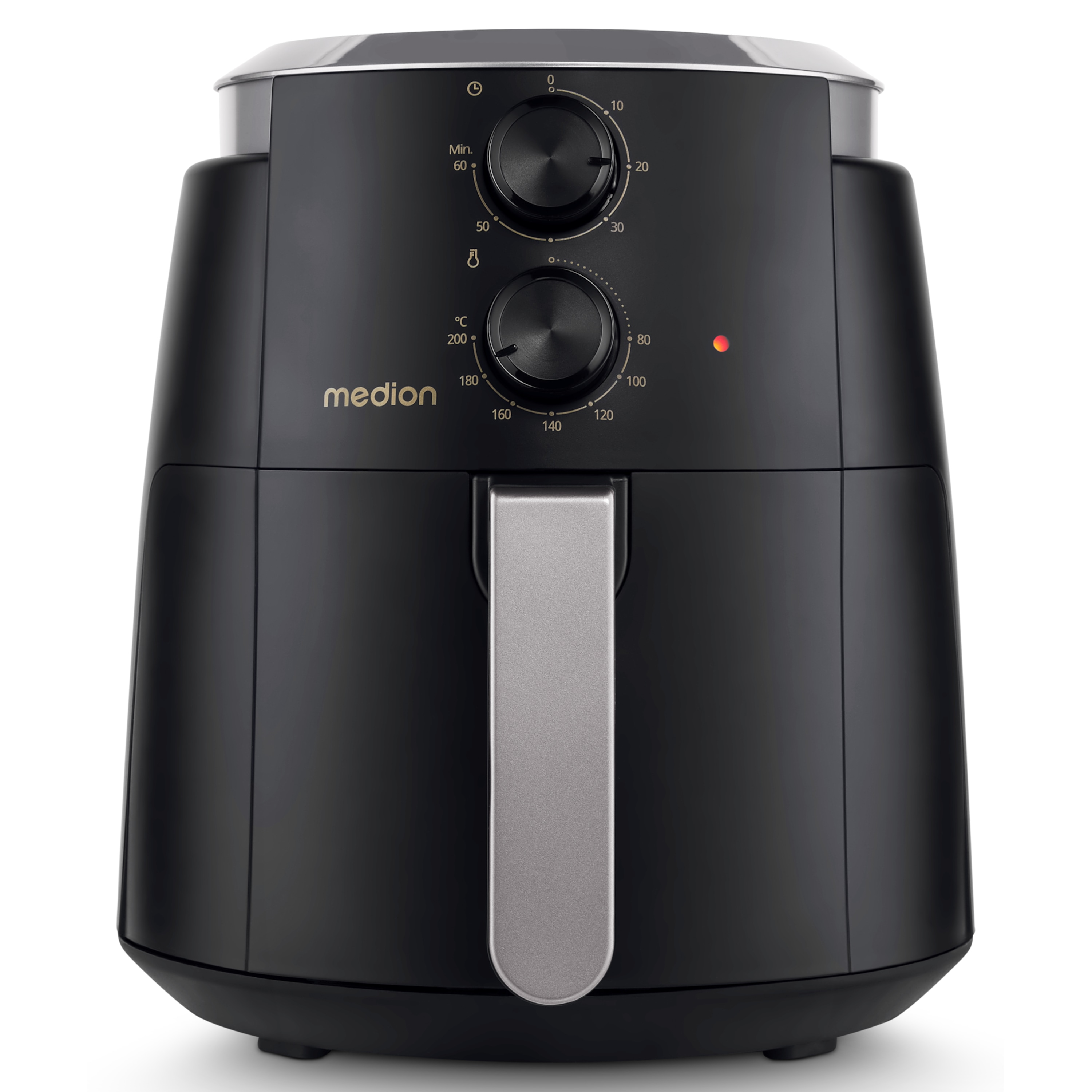 MEDION® LIFE Heißluftfritteuse P30 L (MD13020), 100 Rezepte in der Life+ App¹, 4,7 Liter Fassungsvermögen, 1.500 Watt, 60 min. Timer