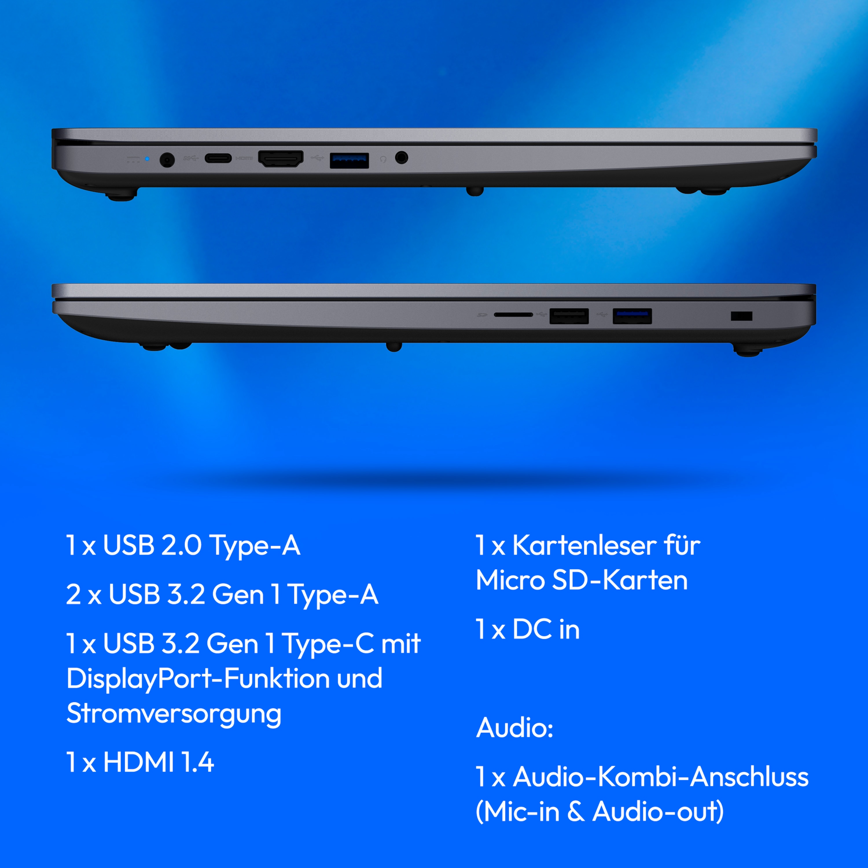 MEDION® Avantum 17 E1 Laptop, AMD Ryzen™ 7 7730U , Windows 11 Home, 43,9 cm (17,3") FHD Display, 1 TB SSD, 16 GB RAM