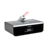 MEDION® LIFE® P66358 DAB+ Uhrenradio mit Uhrzeitprojektion, LCD-Display mit Hintergrundbeleuchtung, DAB+& PLL-UKW Radio, manueller und automatischer Sendersuchlauf