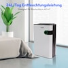 MEDION® Smarter Luftentfeuchter DH30 (MD12044), Steuerung per App, Leistung max. 280W, Volumen Wassertank ca. 5L, 2 Geschwindigkeitsstufen, Touch-Bedienung