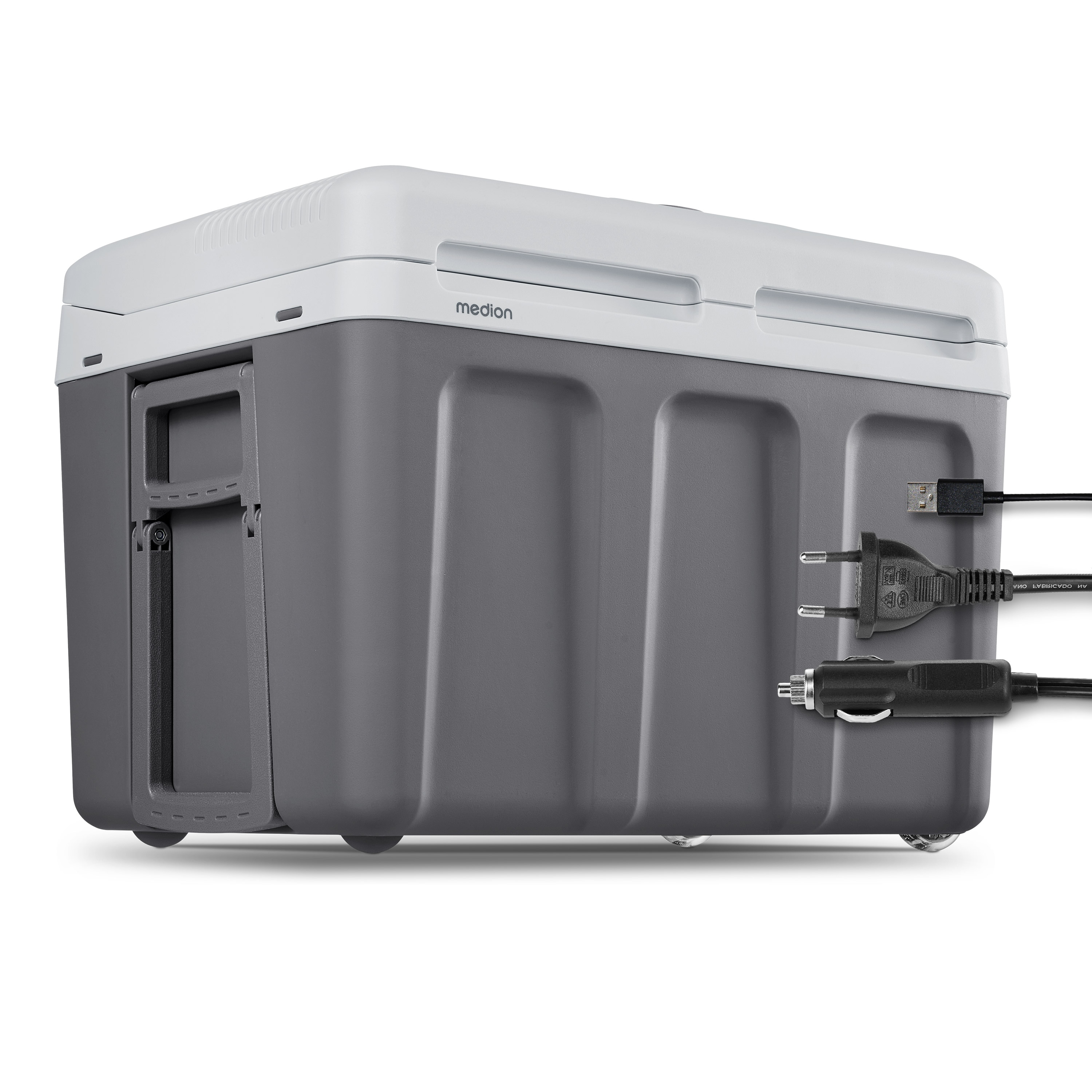 MEDION® LIFE Kühlbox mit Wärmefunktion MD13102, Kühl und Warmhaltefunktion, 40 L Kapazität, 5V-USB-Anschluss,