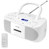 MEDION® LIFE® E64070, CD-Kassetten-Radio mit MP3-Wiedergabe, PLL-UKW Radio, USB Anschluss, CD-R/RW kompatibel, AUX, 2 x 30 W max. Musikausgangsleistung