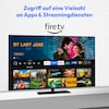 MEDION® LIFE® MD 843500 Fire TV, 108 cm (43'') Ultra HD Display, HDR, Dolby Vision®, MEMC, Netflix, Amazon Prime Video, Bluetooth®, DTS X, DTS Virtual X, Dolby Atmos®, HD Triple Tuner, CI+ Schnittstelle