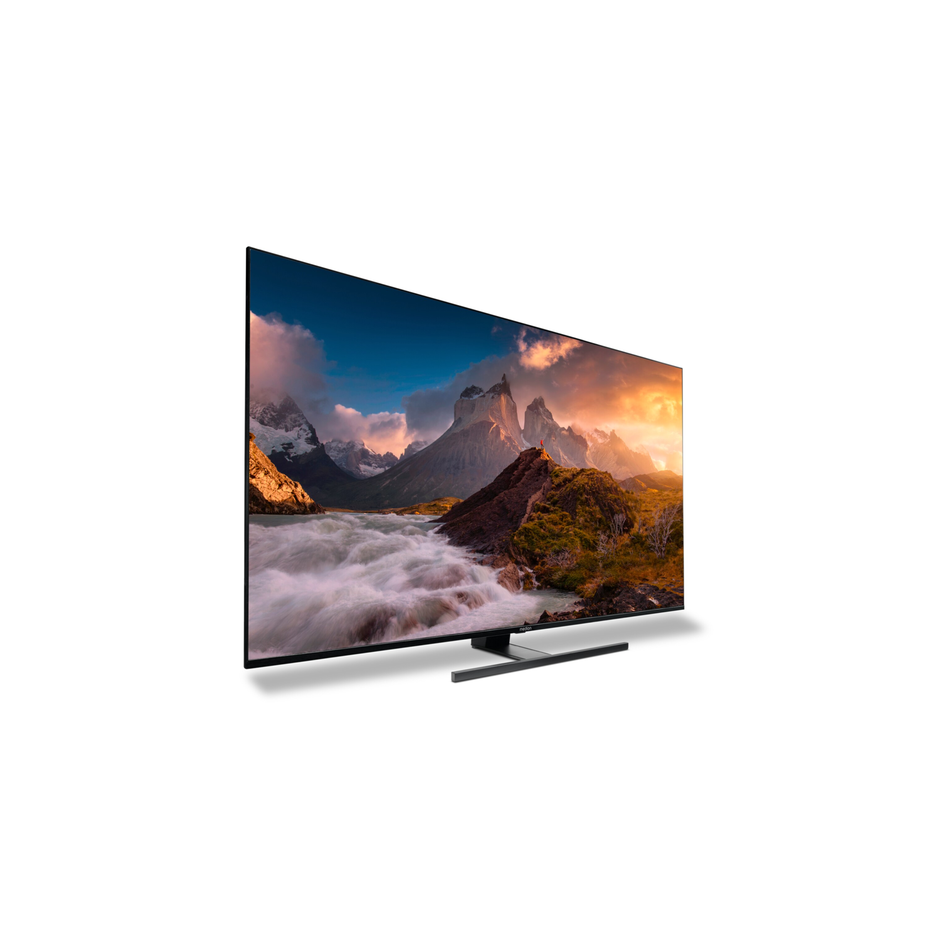 MEDION® LIFE® X16507 (MD 31173) QLED Android TV, 163,9 cm (65'') Ultra HD Smart-TV, HDR, Dolby Vision®, Micro Dimming, MEMC, PVR ready, Netflix, Amazon Prime Video, Bluetooth®, DTS Virtual X, DTS X und Dolby Atmos, HD Triple Tuner, CI+