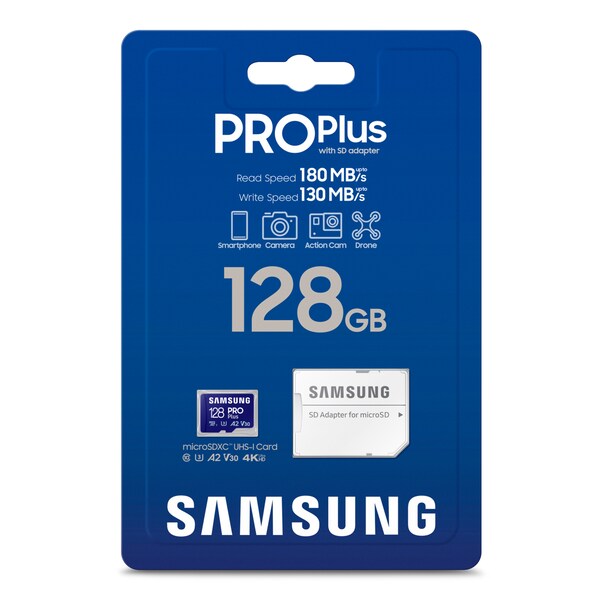 SAMSUNG  microSD-Speicherkarte PRO Plus (2021), 128 GB