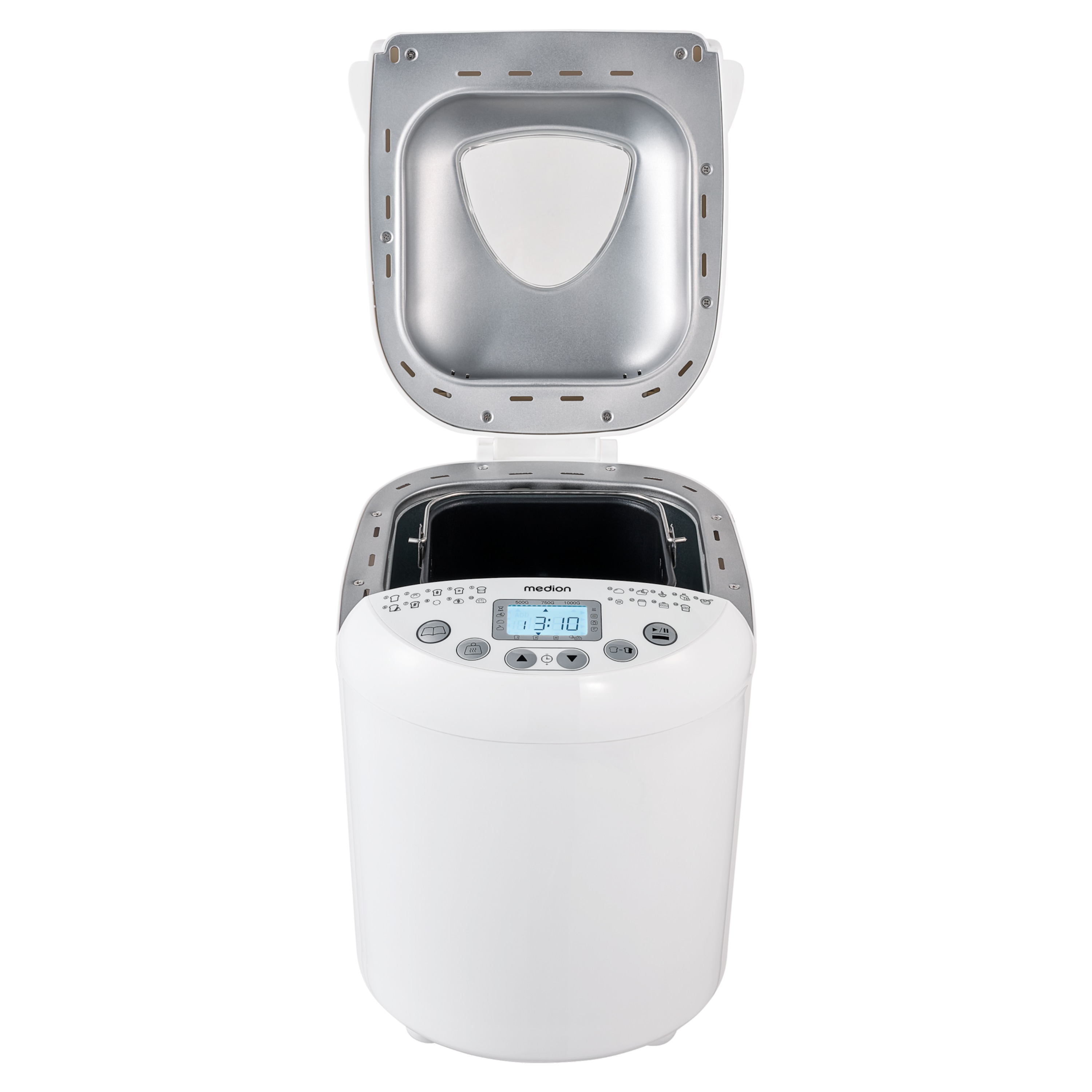 MEDION® LIFE® Brotback- automat  MD 11011, 19 Backprogramme, 3 wählbare Bräunungsgrade, 550 Watt, bis zu 1000g Fassungsvermögen