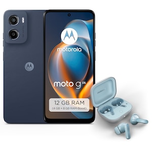 MOTOROLA moto g05, 128 GB, Denim Blue (XT2523-3) inkl. moto buds