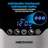MEDION® LIFE® Kaffeemaschine mit Thermoskanne MD 18458, Timer-Funktion, Tropf-Stopp, 900 Watt, 1,1 Liter Fassungsvermögen, Aromawahlschalter