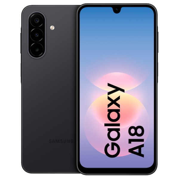 SAMSUNG Galaxy A18 LTE, 128 GB, Black (SM-A185F/DS) + Beclad Starter Kit für Samsung Galaxy A18