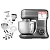 MEDION® LIFE 3-in-1 Digitale Küchenmaschine MD18430, 1.200 W, 8 Geschwindigkeitsstufen, Digitales Sensor-Touch-Display, umfangreiches Zubehör