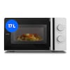 MEDION® LIFE® Mikrowelle MD 12211, 700 W Leistung, 17 L kompakt, 5 Mikrowellenstufen, Auftaufunktion, Timerfunktion