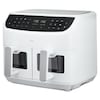 MEDION® LIFE® P20 XXL Twin Doppelzonen-Heißluftfritteuse MD 11760, 100 Rezepte in der Life+ App, 2 separate Garzonen, 9 Automatikprogramme, 8,7 L Gesamt-Nutzinhalt, 2.600 Watt, Temperatur einstellbar bis 200 °C