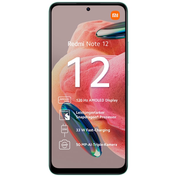 XIAOMI Redmi Note 12, 64 GB, Mint Green