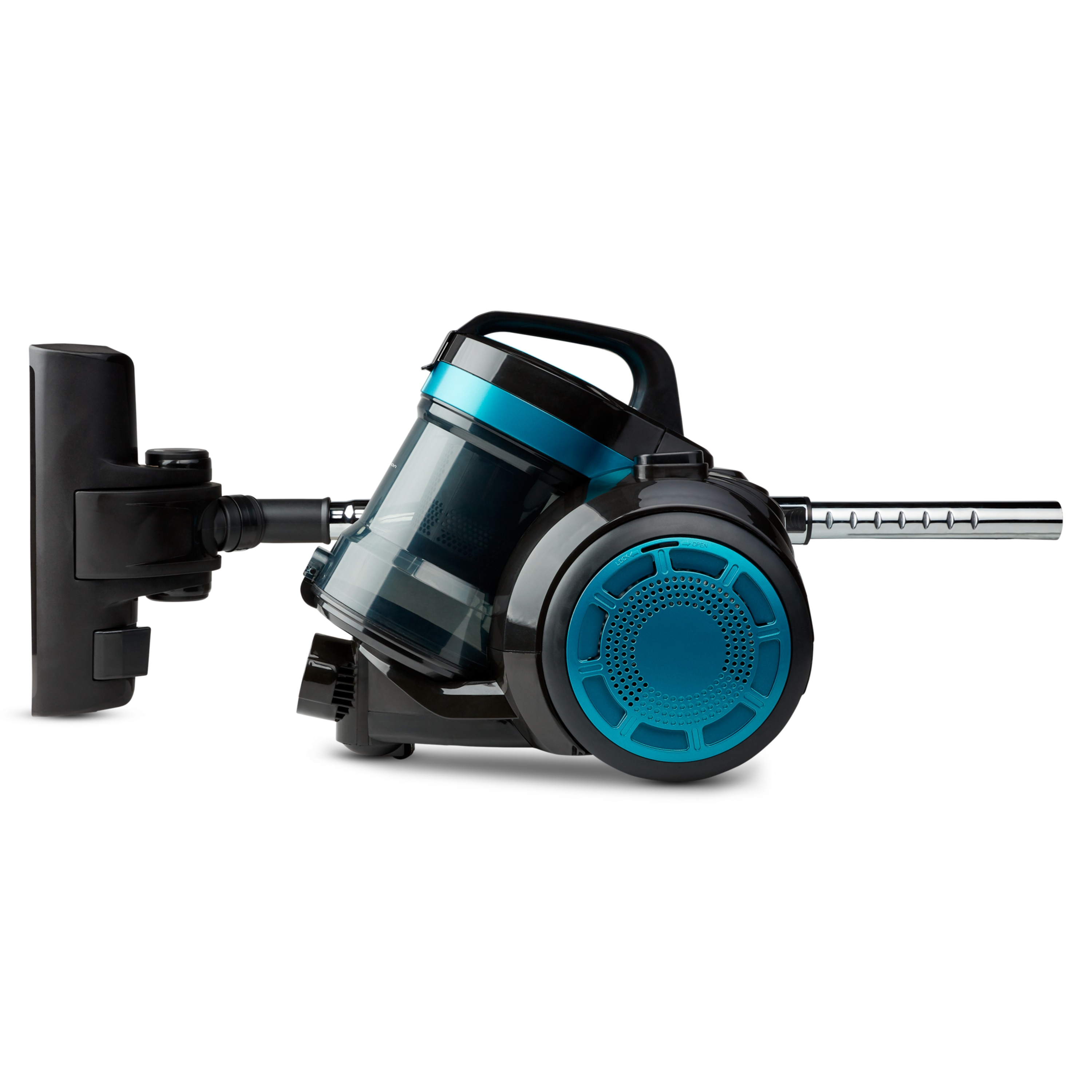 MEDION® Beutelloser Zyklon-Staubsauger MD 19407, 150W Saugleistung, Staubbehälterkapazität 2 L, EPA Filter, integriertes Zubehör