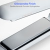 MEDION® LIFE HS2 kabelloses Glätteisen, flexible Keramik-/Turmalin Heizplatten mit Temperatursensor, Display mit Temperatur- und Akkuanzeige, 5 regelbare Hitzestufen (165° - 210°)