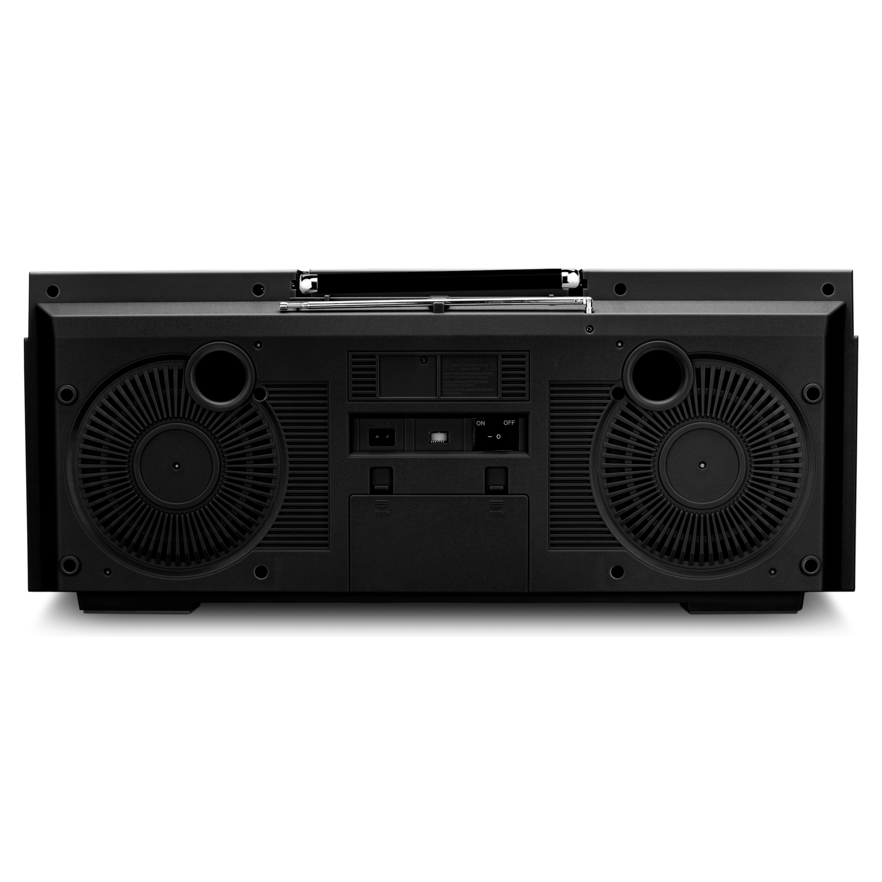 MEDION® LIFE® P66538 Retro-Boombox, DAB+/PLL-UKW Radio, Bluetooth® 5.3 für das Abspielen von Smartphone & Co, CD-Player, Kassettendeck, X-Bass Funktion, 2 x 10 W RMS