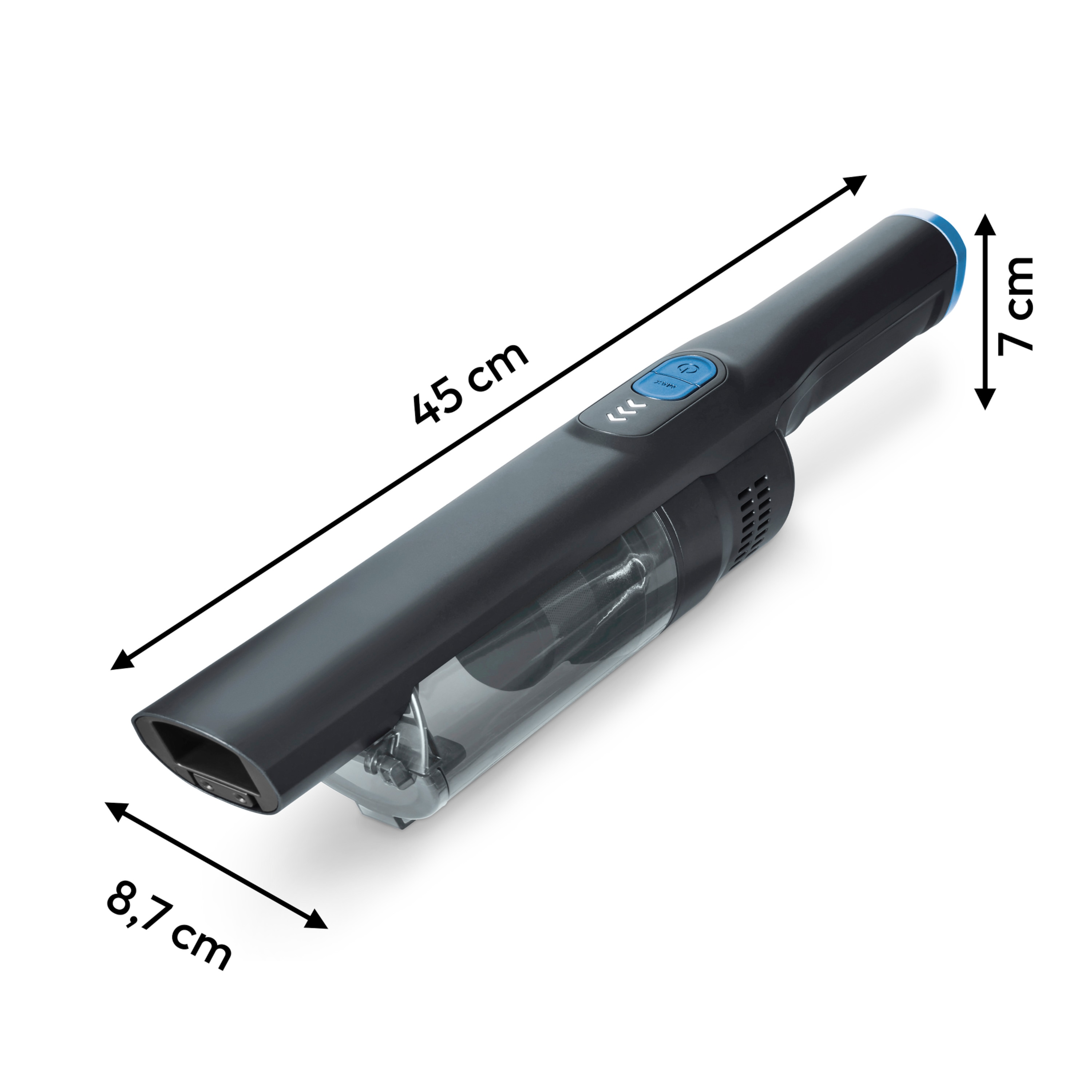 Medion® Handstaubsauger Handstaubsauger MD12057, 200 W, beutellos, 200 ml Staubbehälter, Eco-Modus (10 kPa)